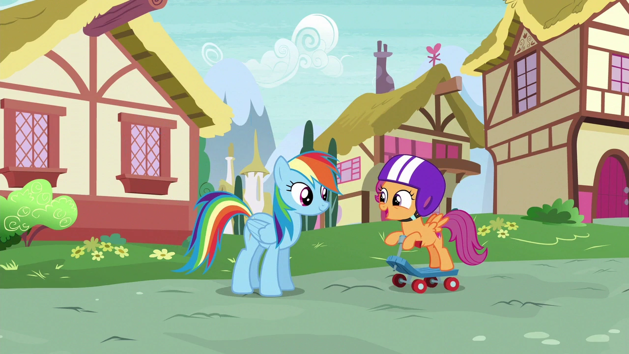 Image - Scootaloo "the Rainbow Dash Fan Club just decided" S6E7.png ...